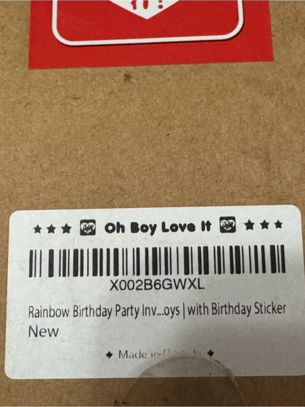 Birthday Party Invitations 2 pk Set - Multicolor 50 total